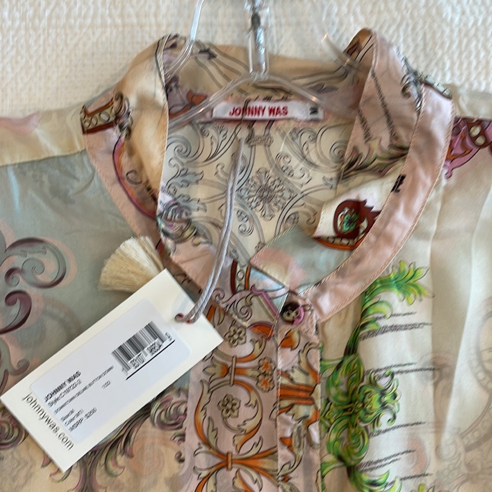Johnny Was Downtown Seline Button Down Size M - Picture 10 of 12